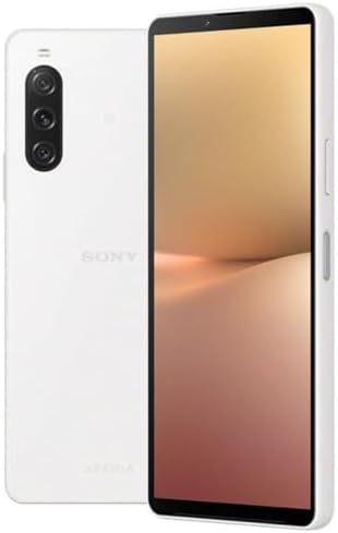Sony Xperia 10 V XQ-DC72 5G Dual 128GB ROM 8GB RAM Factory Unlocked (GSM Only | No CDMA - not Compatible with Verizon/Sprint) NGP Wireless Charger Included, Global Mobile Cell Phone - White