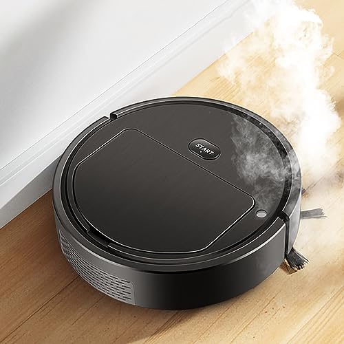 POROPL Robot Vacuum Cleaner with Spray Humidifier, Household Robotic Vacuum Machine for Pet Hair, Hard Floors, Carpets, 2 in 1 Sweeping and Dragging Integrated Sweeping Robot