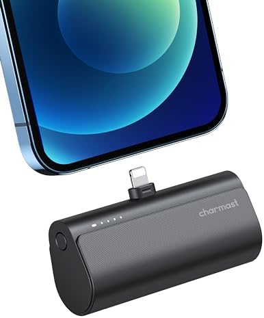 Charmast Small Portable Charger 5000mAh, Ultra-Compact 20W PD Fast Charging Power Bank Mini Battery Pack Compatible with iPhone 14/14 Pro Max/13/13 Pro Max/12/12 Pro Max/11/XR/X/8/7/6, and More