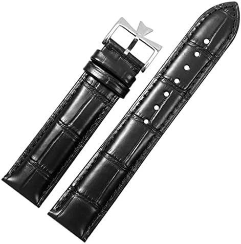 HAODEE 19mm 20mm 21mm 22mm Genuine Leather Watch Band Replacement For Vacheron Constantin Patrimony VC Black Blue Brown Cowhide Strap