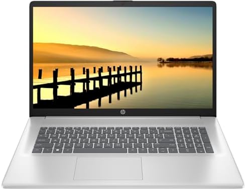 HP Essential 17.3" HD+ Laptop Computer, 16GB DDR4 RAM, 1TB PCIe SSD, Quad-Core Intel Core i3-1125G4(> i5-1035G4), Numeric Keypad, Webcam, WiFi, HDMI, Type-C, Windows 11, Silver, w/CUE Accessories