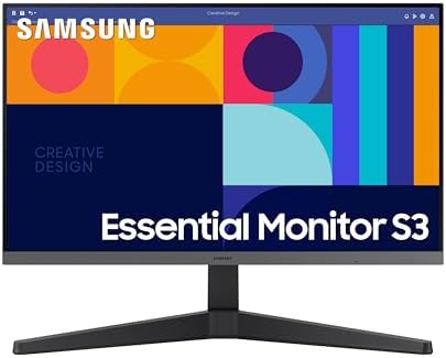 SAMSUNG 27-Inch S33GC Series Business Essential Computer Monitor, IPS Panel, Tilt Only Display Stand, 100Hz, HDMI and DisplayPort, AMD FreeSync, Advanced Eye Care LS27C332GANXZA, 2023