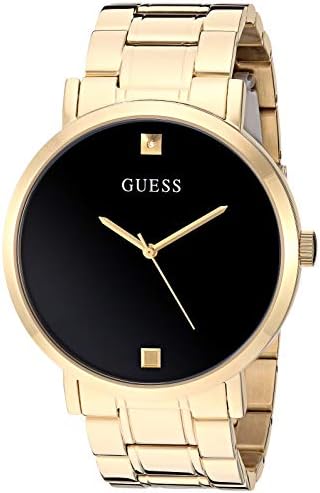 GUESS Stainless Steel Genuine Diamond Dial Watch (Model: U1315G3)