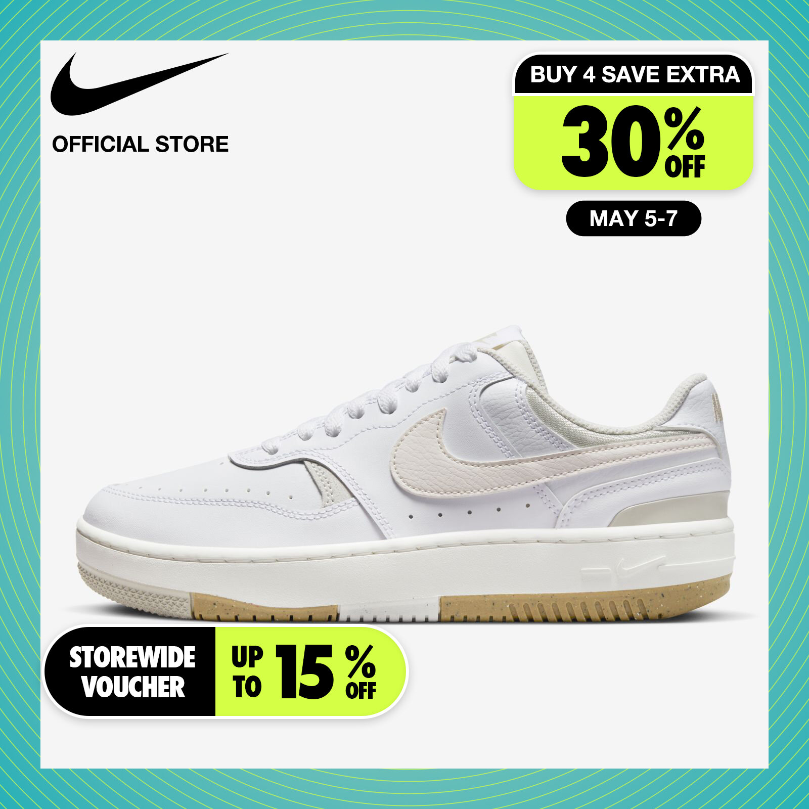 Nike Women's Gamma Force Shoes - White