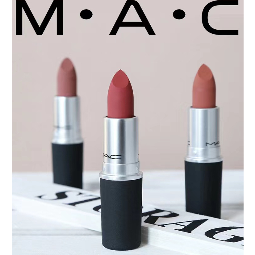 New M.A.C Powder Kiss Lipstick For Beauty Makeup #314/914#316/916#921#923#922 Ma.c Matte 3g