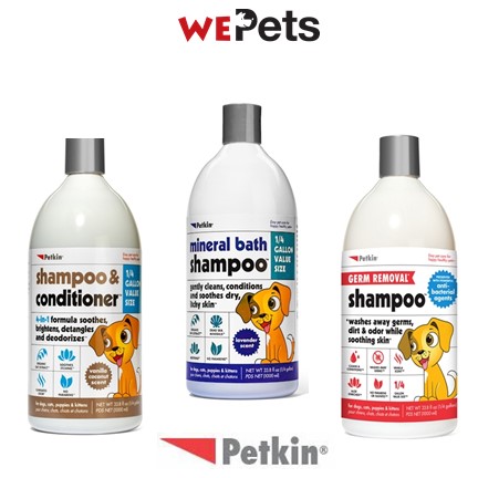 Petkin Shampoo and Conditioner For Cats and Dogs 1L (1000ml)