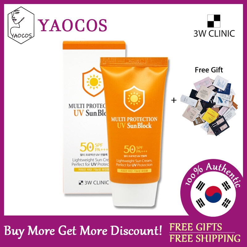[3W CLINIC] Multi Protection UV Sun Block SPF 50+ PA+++ 70ml
