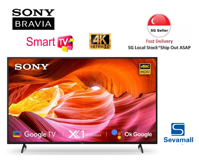 Sony Bravia 4K Ultra HD Smart LED Google TV 55X75K 65X75K (2022 Model) with Alexa Compatibility