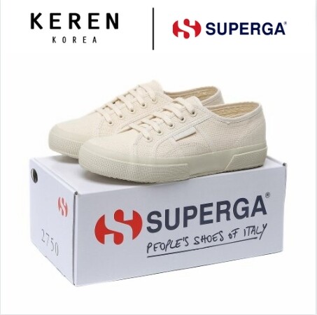 SUPERGA 2750 COTU CLASSIC Total Beige S000010A9W Sneakers Men's and Women's shoes shipping by KERENKOREA