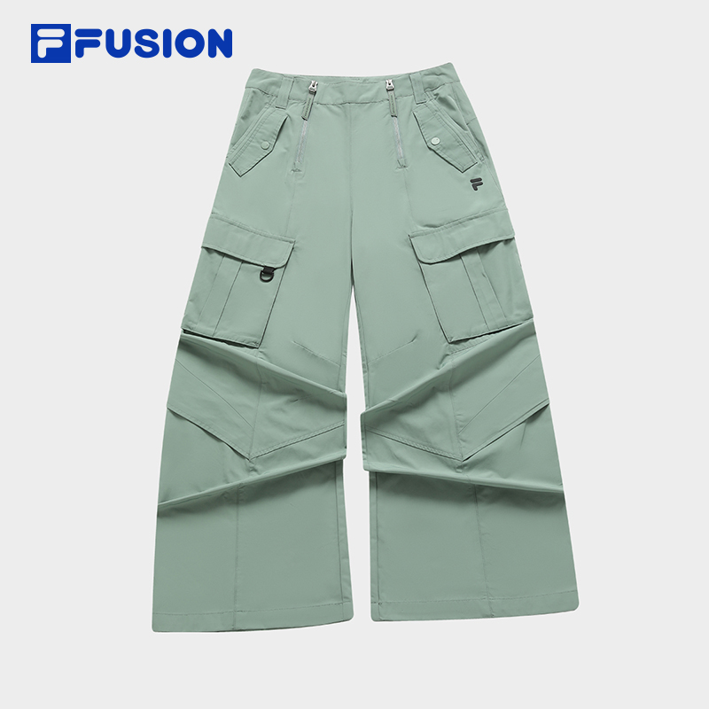FILA FUSION INLINE URBAN TECH Women Woven Pants in Green