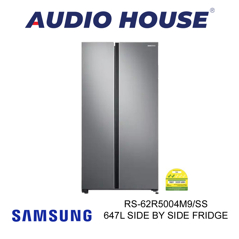 [BULKY] SAMSUNG RS-62R5004M9/SS 647L SIDE BY SIDE FRIDGE ***2 YEARS WARRANTY***