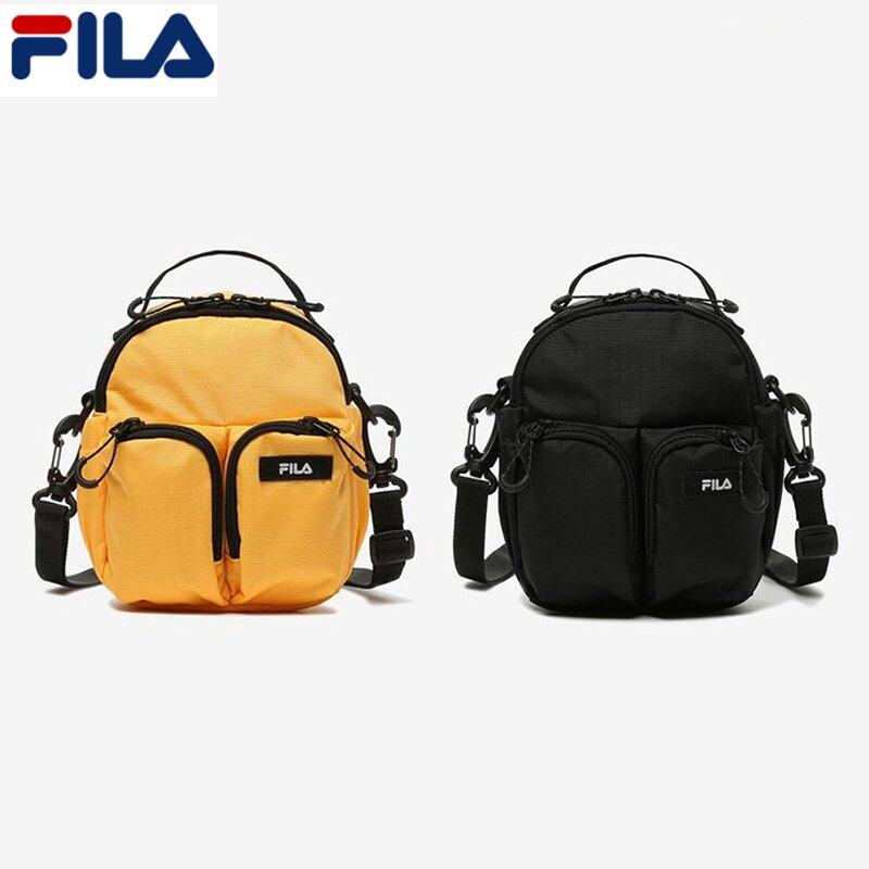 【FILA Korea】 Fila 2 Pocket Cross Bag 2 Colors Cross Body Bags