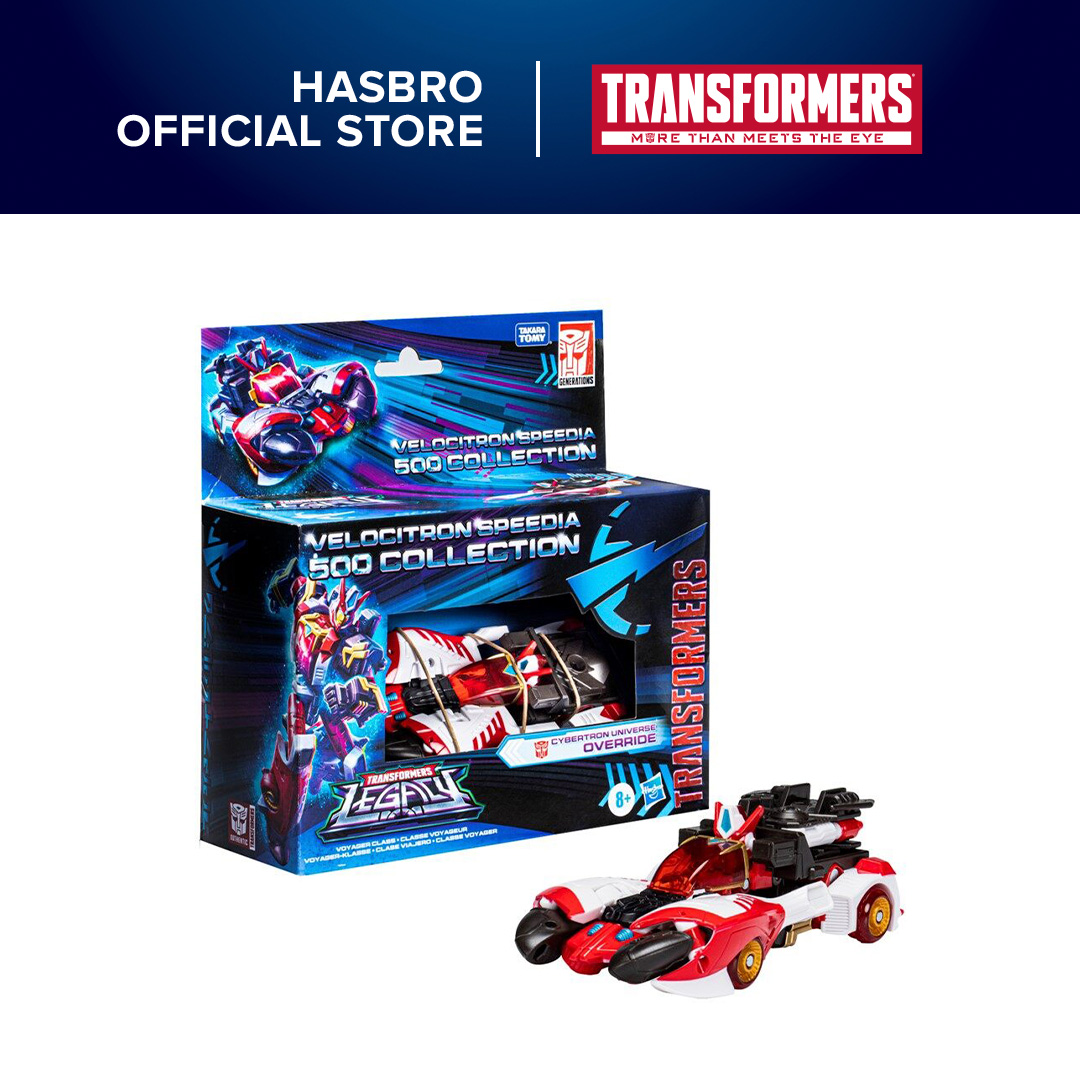 Transformers Legacy Velocitron Speedia 500 Collection Voyager Cybertron Universe Override, 8 and Up, 7-inch