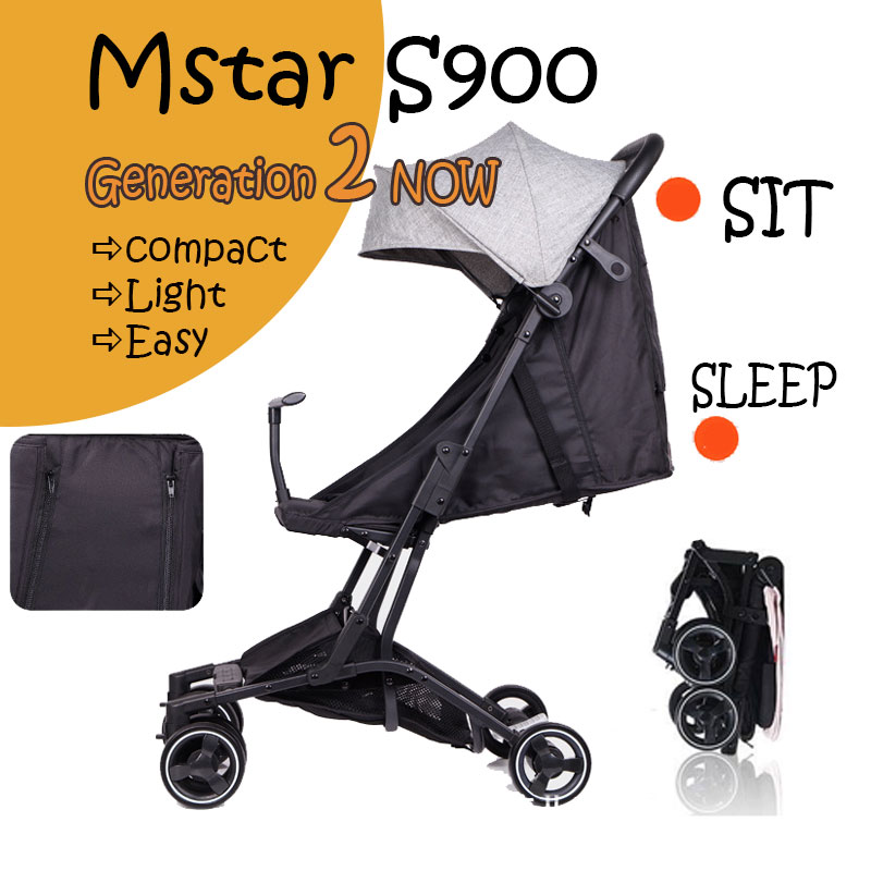*SG Seller * Super Light and Small Stroller - 2nd Generation Mstar SkyLove S900 Stroller (New Stock)