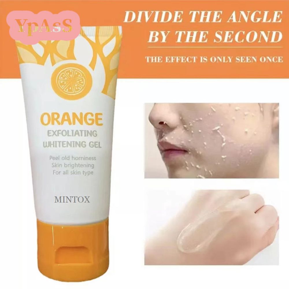 Ypass MINTOX 50ml Orange Body Emulsion Scrub Exfoliating Gel Facial Body Facial Scrub Skin Cleansing Long-lasting Fragrance Deep Moisturizing