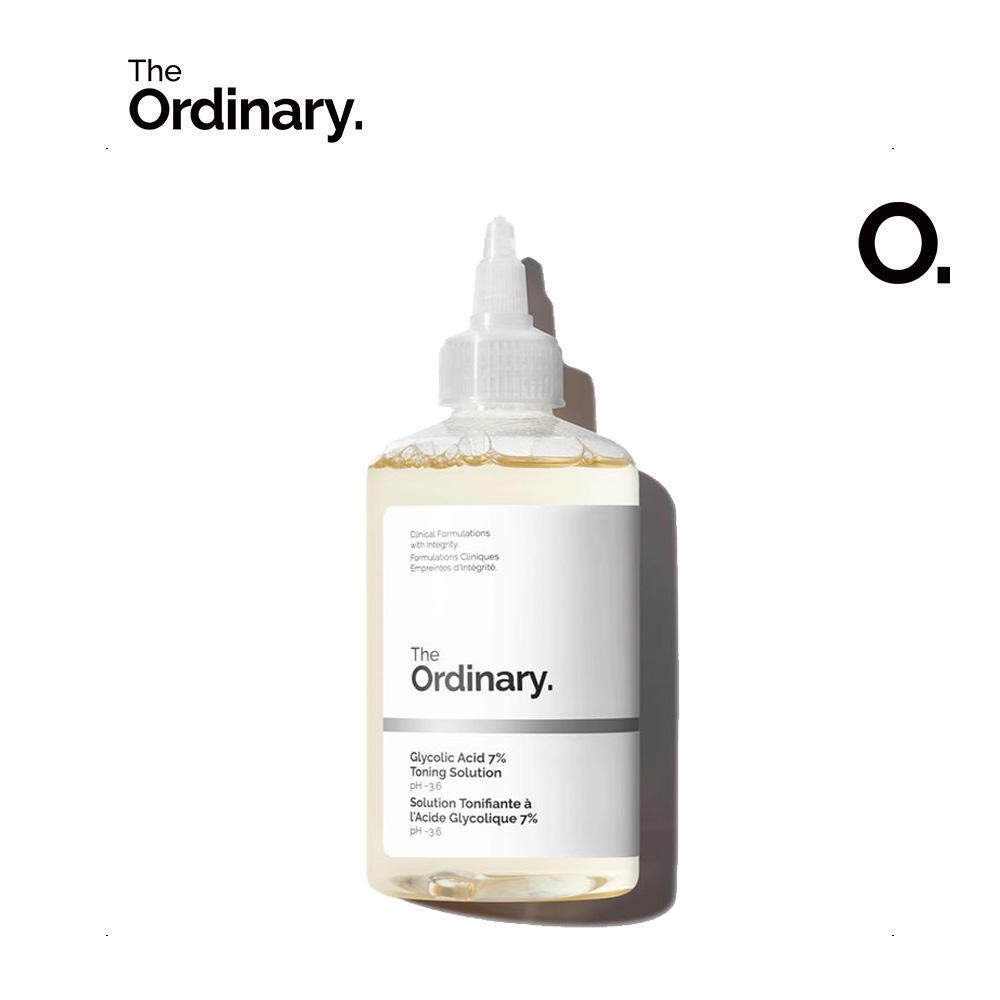 The Ordinary Glycolic Acid 7% Toning Solution 240ml toner facial serum skin care